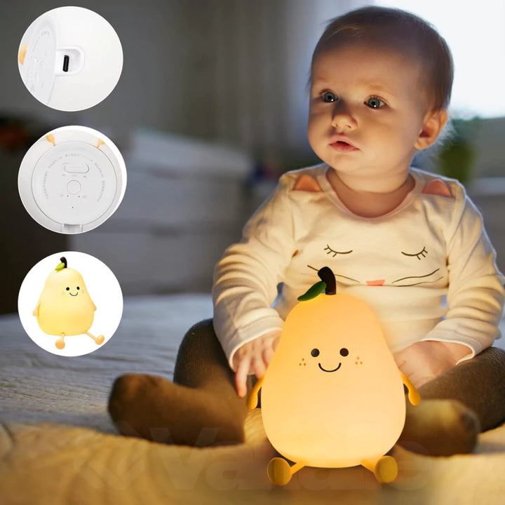 Luminária LED de Silicone Recarregável - Pêra - My Lumi Pear - Varialle