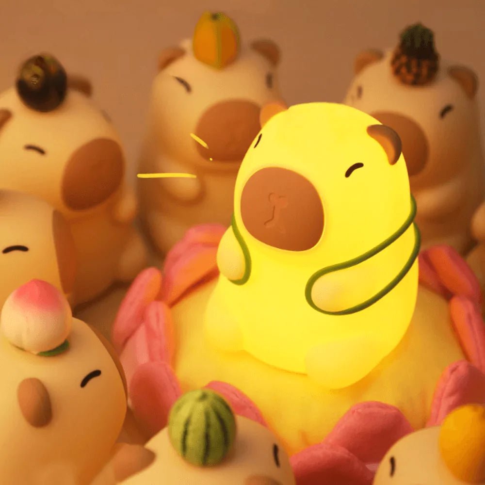 Luz Noturna Capivara de Silicone para Crianças - Varialle