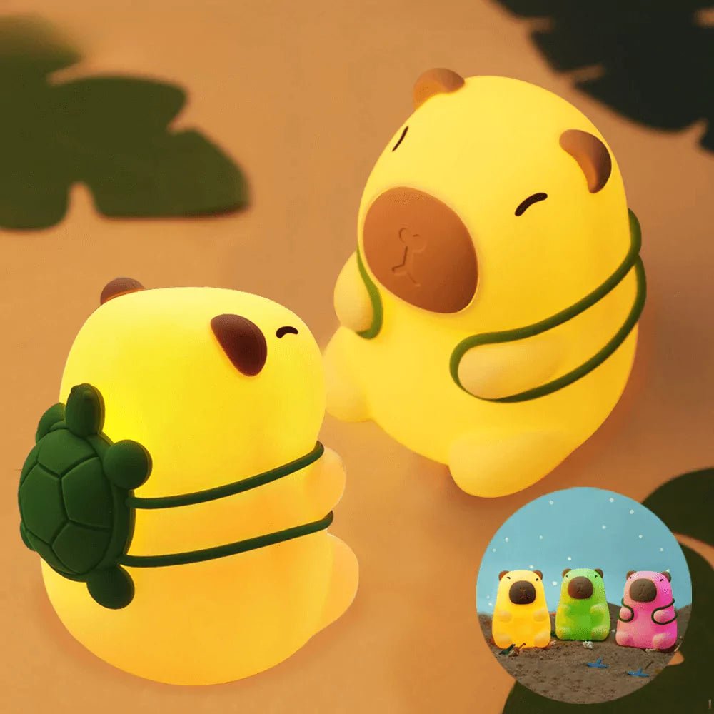 Luz Noturna Capivara de Silicone para Crianças - Varialle