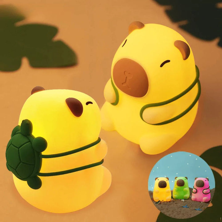 Luz Noturna Capivara de Silicone para Crianças - Varialle