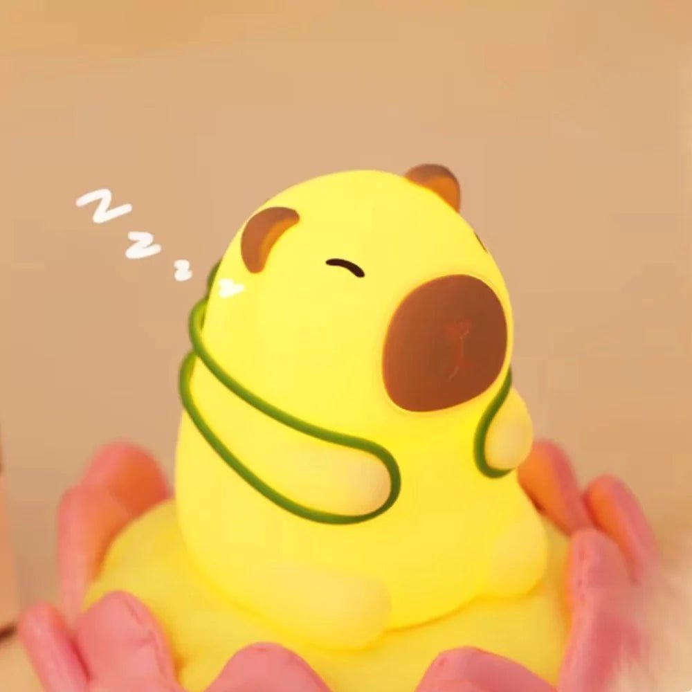 Luz Noturna Capivara de Silicone para Crianças - Varialle