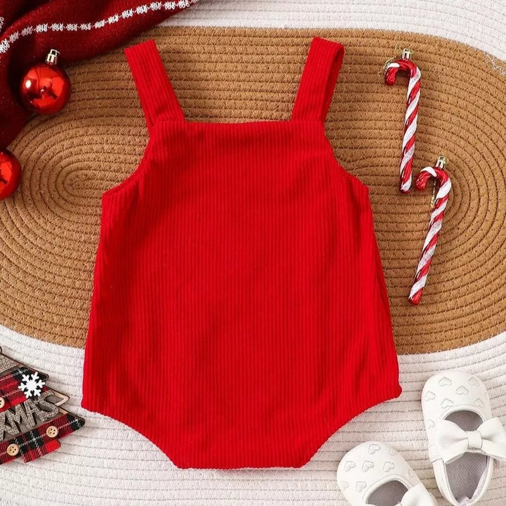 Macacão Natalino Unissex Bebê 3 a 18 Meses