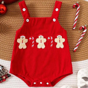 Macacão Natalino Unissex Bebê 3 a 18 Meses