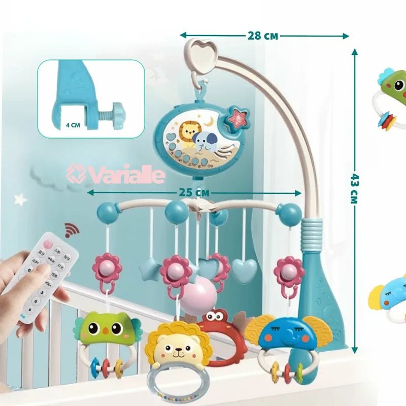 Móbile para Berço Infantil Musical com Controle Remoto - Varialle