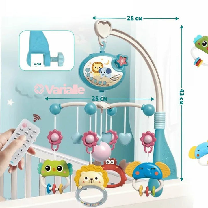 Móbile para Berço Infantil Musical com Controle Remoto - Varialle