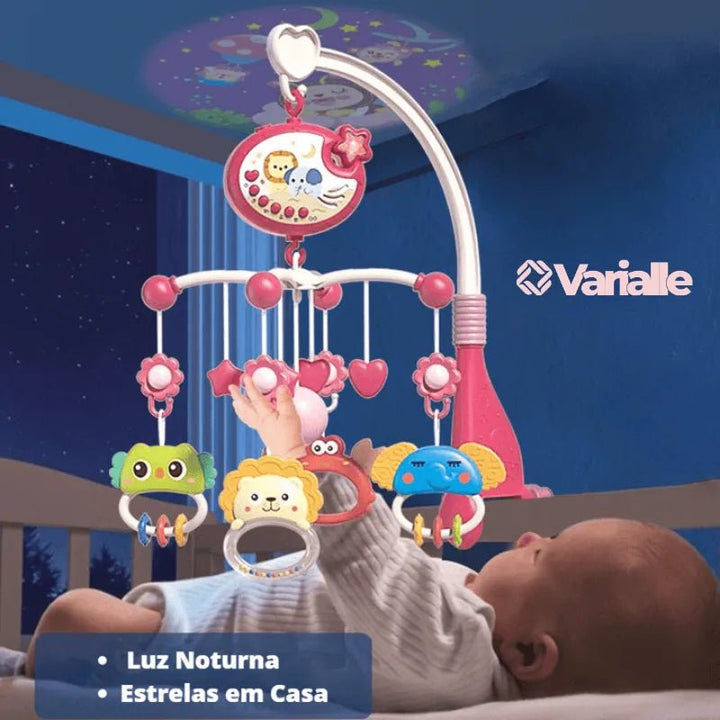 Móbile para Berço Infantil Musical com Controle Remoto - Varialle