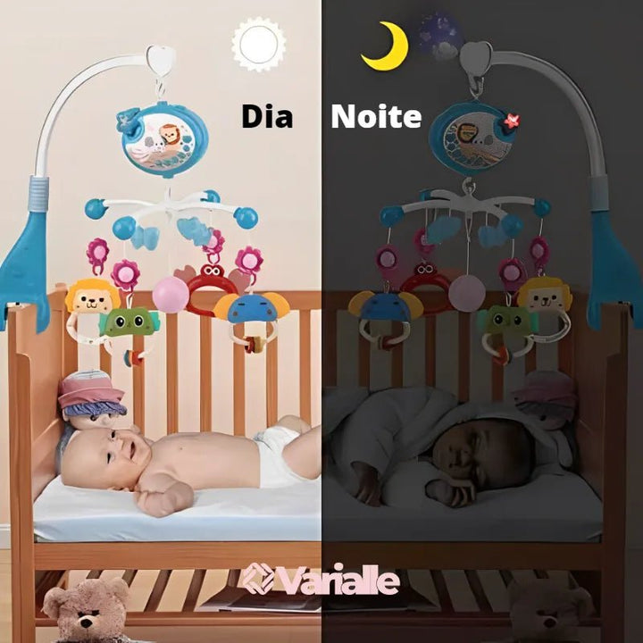 Móbile para Berço Infantil Musical com Controle Remoto - Varialle