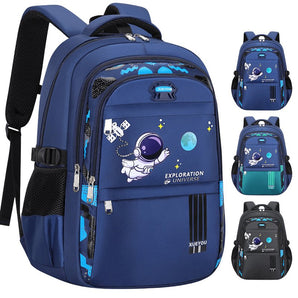 Mochila Escolar Impermeável com Compartimentos Múltiplos Mini Astronauta - Varialle