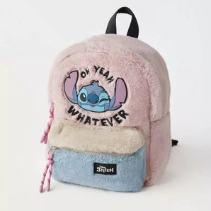 Mochila Infantil de Pelúcia Stitch Disney - Oh Yeah Whatever! - Varialle