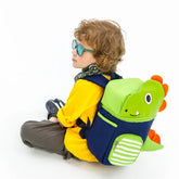 Mochila Infantil Dino Amigável com Pelúcia - Varialle