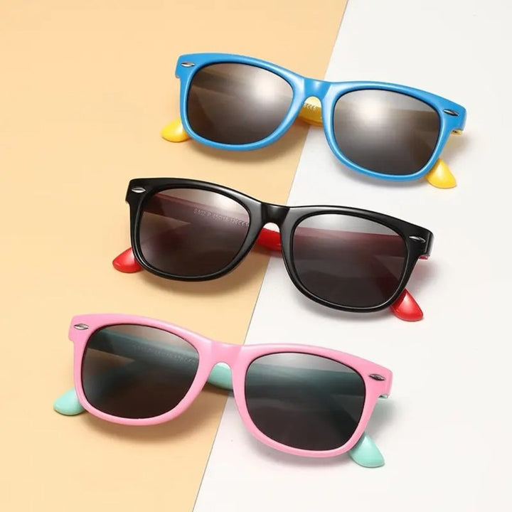 Óculos de Sol Infantil Flexível com Proteção UV400 de Silicone - SolKids (Compre o Óculos e leve a Caixinha) - Varialle