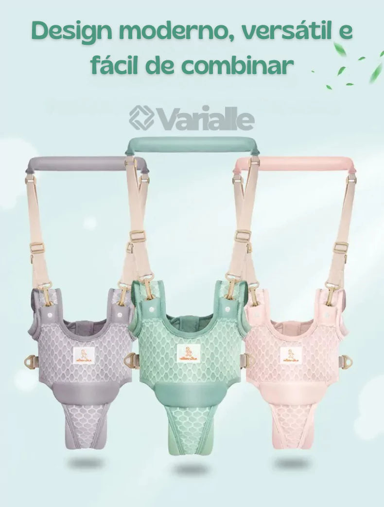 Variedade de cores do Passinhos Baby com design moderno e fácil de combinar.