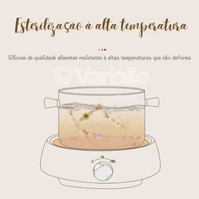Prendedor de Chupeta Feito a Mão - Petalinha Baby | Silicone e Madeira Natural de Alta Qualidade - Varialle