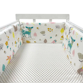 Protetor de Berço Infantil GuardBaby - Almofada em Algodão para Bebê Recém - Nascido - Varialle