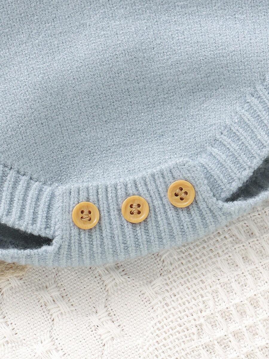 Romper de Tricô Infantil Cachorrinho Salsicha 0 a 18 Meses