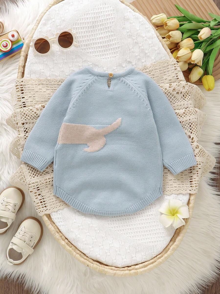 Romper de Tricô Infantil Cachorrinho Salsicha 0 a 18 Meses