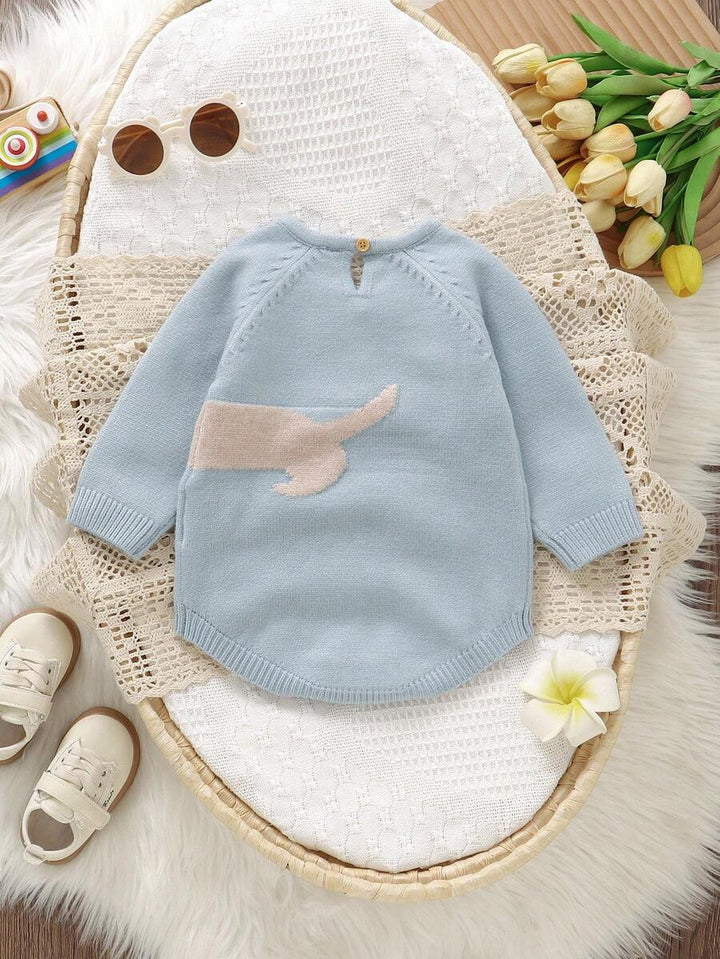 Romper de Tricô Infantil Cachorrinho Salsicha 0 a 18 Meses