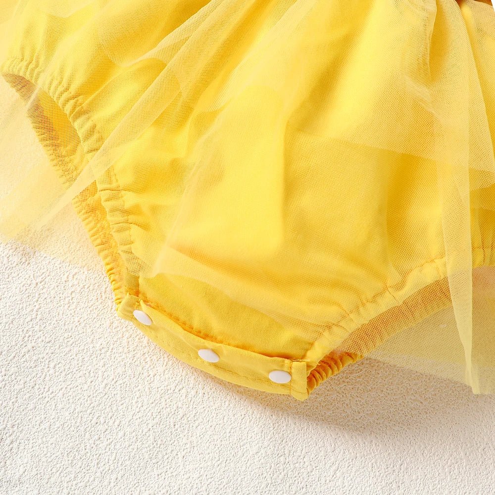 Romper Infantil de Verão com Laços e Babados - Varialle