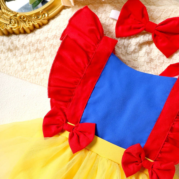 Romper Infantil de Verão com Laços e Babados - Varialle