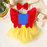 Romper Infantil de Verão com Laços e Babados - Varialle