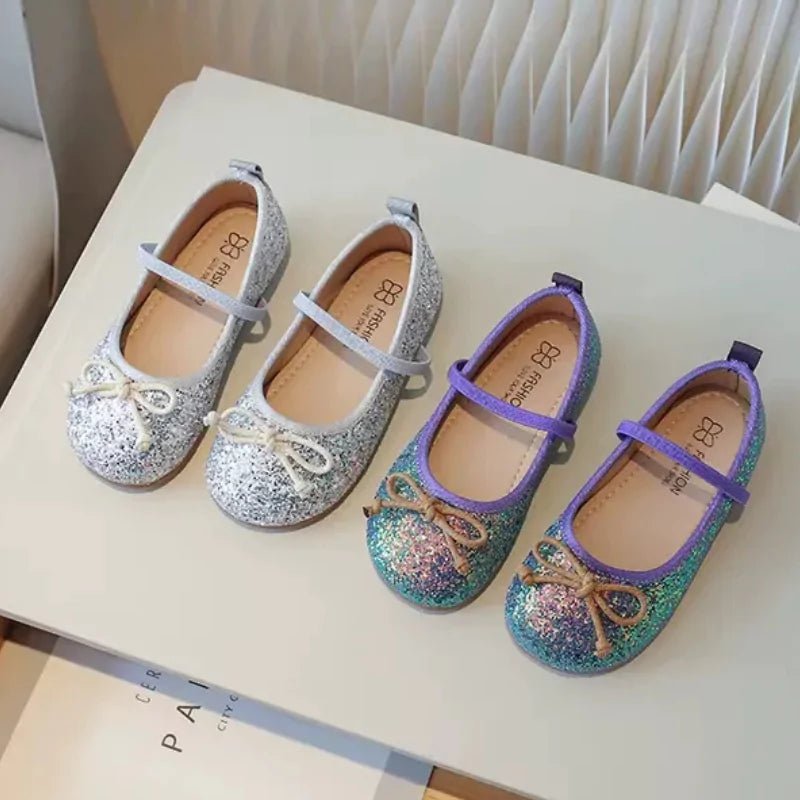 Sapatilha Infantil Brilhante com Laço - Varialle