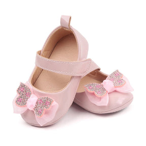 Sapatilha Princesa para Bebês Meninas com Laço e Strass - Varialle