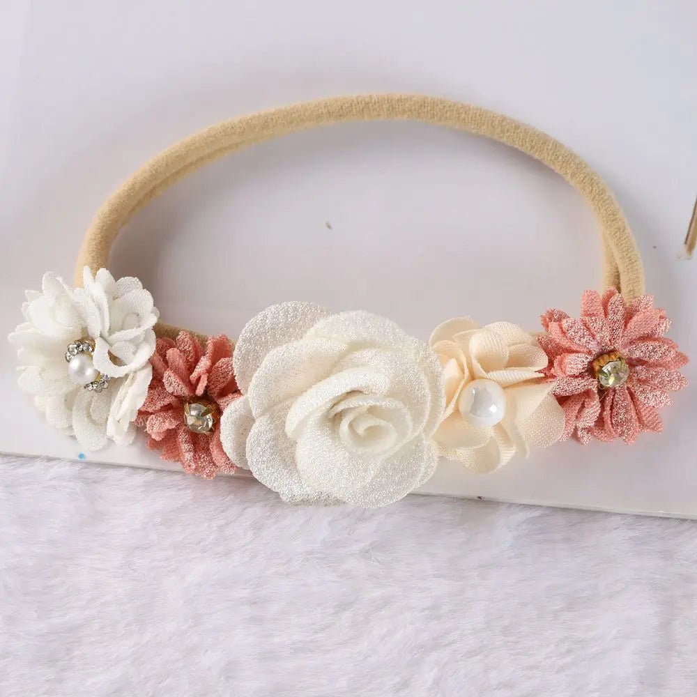 Tiara de Flores Infantil Amor de Flores - Kit 3 Peças - Varialle