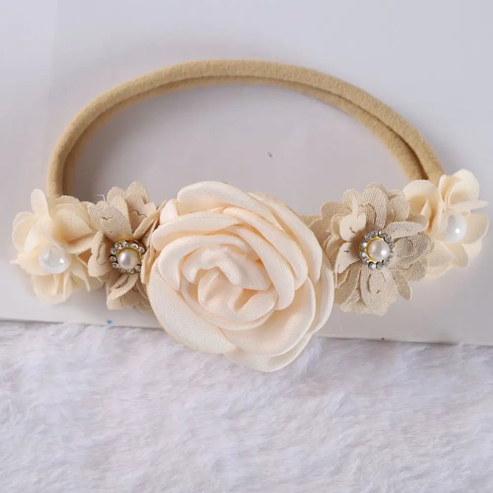 Tiara de Flores Infantil Amor de Flores - Kit 3 Peças - Varialle