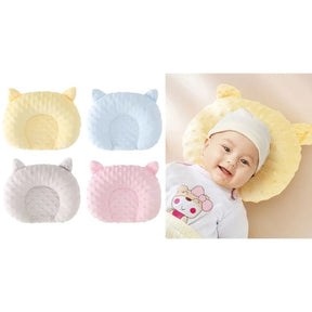 Travesseiro Infantil com Orelhinhas - Confortável e Respirável para Bebês - Varialle