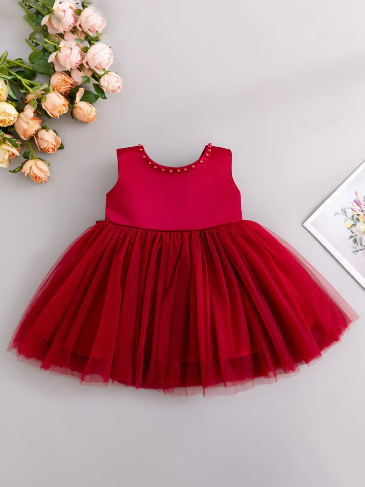 Vestido de Cetim para Bebês - Elegância e Charme - 3 a 24 Meses - Varialle
