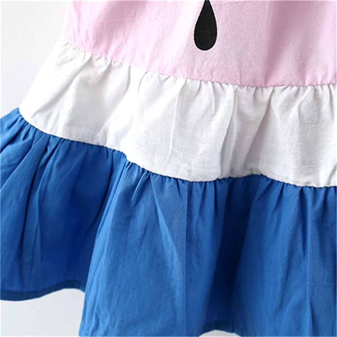 Vestido Infantil de Verão com Estampa de Melancia - Varialle