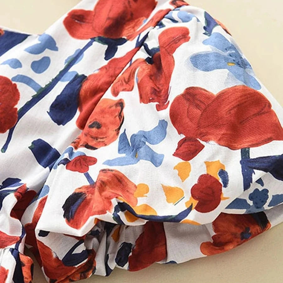 Vestido Infantil Flor d'Amor 3 a 7 Anos Varialle