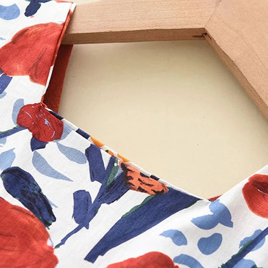 Vestido Infantil Flor d'Amor 3 a 7 Anos Varialle