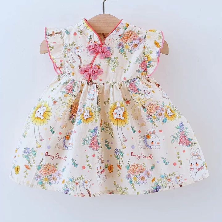 Vestido Infantil Maria Flor 9 Meses a 4 Anos - Varialle