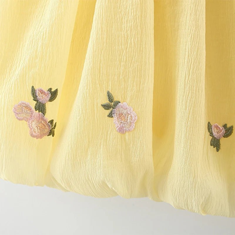 Vestido Princesa Algodão Infantil 9 Meses a 3 Anos - Varialle